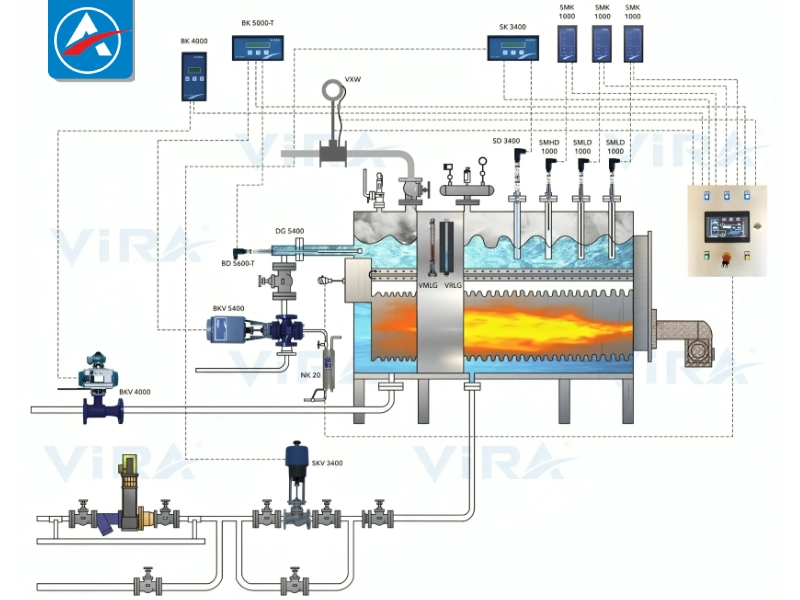 اتوماسیون بویلر بخار| ویرا